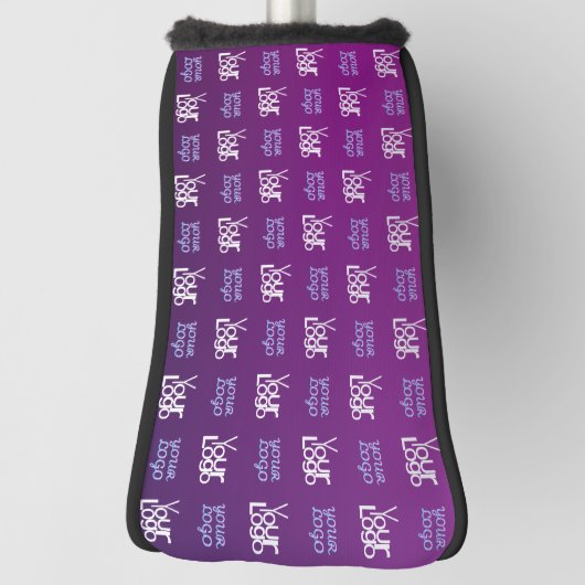 Ihr Logo | 2 Hochgeladene Bilder oder Firmenlogos Golf Headcover (Rotieren 90)