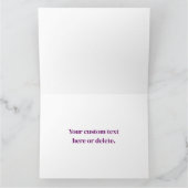 Ihr Logo | 2 Hochgeladene Bilder oder Firmenlogos Karte (Innenseite)