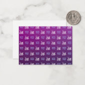 Ihr Logo | 2 Hochgeladene Bilder oder Firmenlogos Mitteilungskarte (Vorderseite/Rückseite Beispiel)