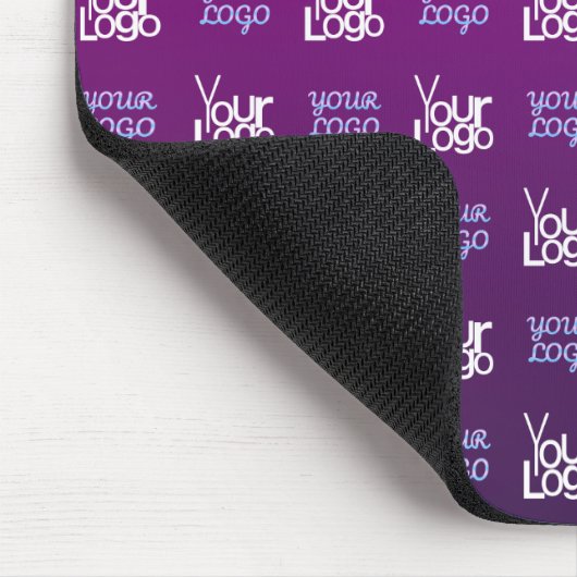 Ihr Logo | 2 Hochgeladene Bilder oder Firmenlogos Mousepad (Ecke)