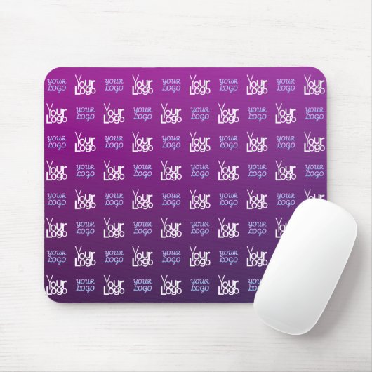 Ihr Logo | 2 Hochgeladene Bilder oder Firmenlogos Mousepad (Mit Mouse)