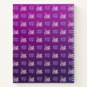 Ihr Logo | 2 Hochgeladene Bilder oder Firmenlogos Notizblock (Rückseite)