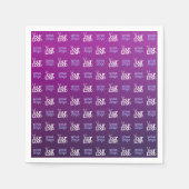 Ihr Logo | 2 Hochgeladene Bilder oder Firmenlogos Serviette (Vorderseite)