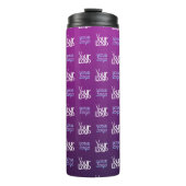 Ihr Logo | 2 Hochgeladene Bilder oder Firmenlogos Thermosbecher (Vorderseite)