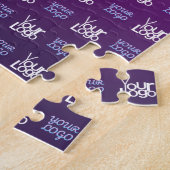 Ihr Logo | 2 hochgeladene Bilder oder Geschäftslog Puzzle (Seite)