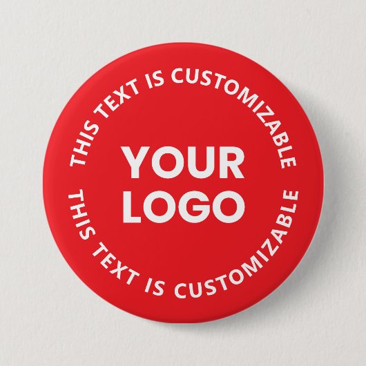 Ihr Logo/alle hochgeladenen Bilder und Rundschreib Button (Vorderseite)