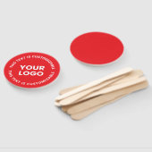 Ihr Logo/alle hochgeladenen Bilder und Rundschreib Fächer (Non-assembled)