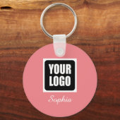 Ihr Logo/Art/Foto, Name des Drehbuchs, Korallen Schlüsselanhänger (Vorderseite)