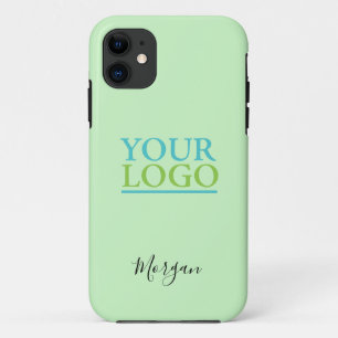 Ihr Logo/Art/Foto, Name Schwarz-Schrift, Bleisatz Case-Mate iPhone Hülle