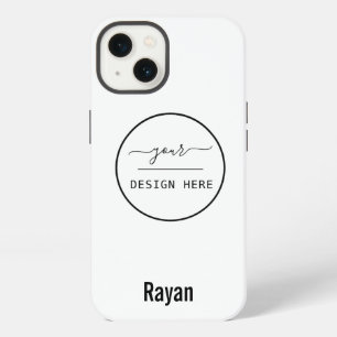 Ihr Logo/Art /Foto, Name, Weißes iPhone-Case iPhone 13 Hülle