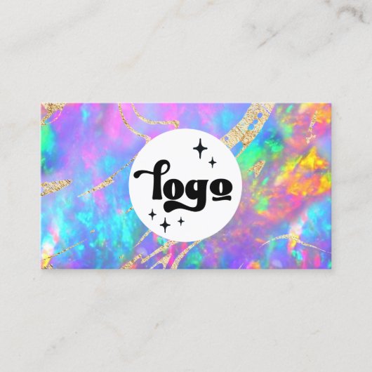 Ihr Logo auf dem Hintergrund der Feueroptik Visitenkarte (Vorderseite)