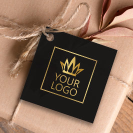 Ihr Logo auf jedem Farbhintergrund Geschenkanhänger