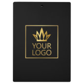 Ihr Logo auf jedem Farbhintergrund Klemmbrett (Rückseite)
