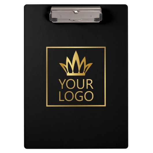 Ihr Logo auf jedem Farbhintergrund Klemmbrett (Vorderseite)