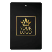 Ihr Logo auf jedem Farbhintergrund Mini Klemmbrett (Rückseite)