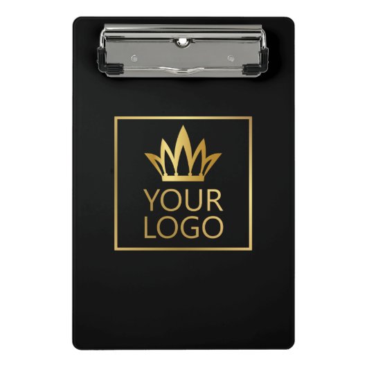 Ihr Logo auf jedem Farbhintergrund Mini Klemmbrett (Vorderseite)