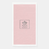 Ihr Logo auf jedem Farbhintergrund Serviette (Vorderseite)