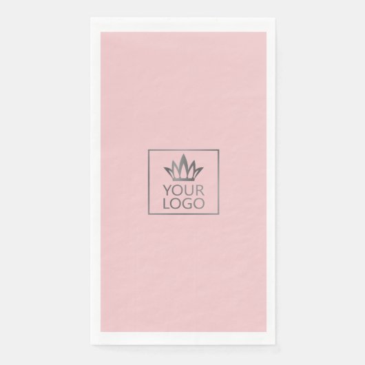 Ihr Logo auf jedem Farbhintergrund Serviette (Vorderseite)