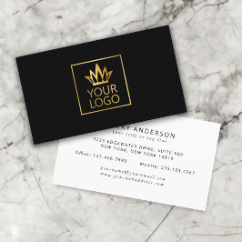 Ihr Logo auf jedem Farbhintergrund Visitenkarte