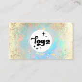 Ihr Logo auf opal inspiriert Hintergrund Visitenkarte (Vorderseite)