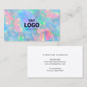 Ihr Logo auf opalem Edelstein Visitenkarte (Vorne/Hinten)