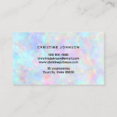 Ihr Logo auf pastellfarbenem abstraktem Hintergrun Visitenkarte (Rückseite)