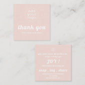 Ihr Logo bedankt sich für Ihre Visitenkarte Beilag (Vorne/Hinten)