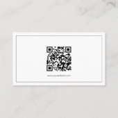 Ihr Logo Benutzerdefinierter QR-Code Marketing Visitenkarte (Rückseite)