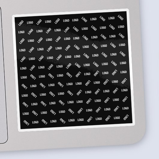 Ihr Logo/Bild | Einzigartiges modernes geometrisch Aufkleber