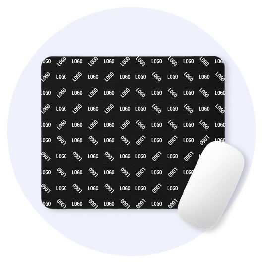 Ihr Logo/Bild | Einzigartiges modernes geometrisch Mousepad
