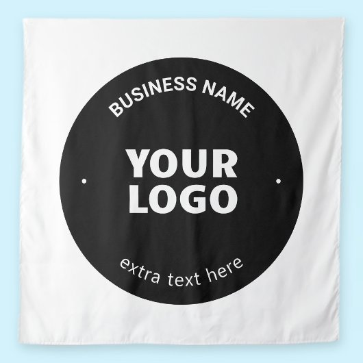 Ihr Logo, Bild oder Design und bearbeitbarer Text Wandteppich