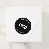 Ihr Logo, Bild oder Design und editierbarer Text Geschenkanhänger (Beispiel)
