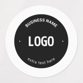 Ihr Logo, Bild oder Design und Ihr bearbeiteter Te Etiketten