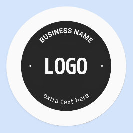 Ihr Logo, Bild oder Design und Ihr bearbeiteter Te Etiketten