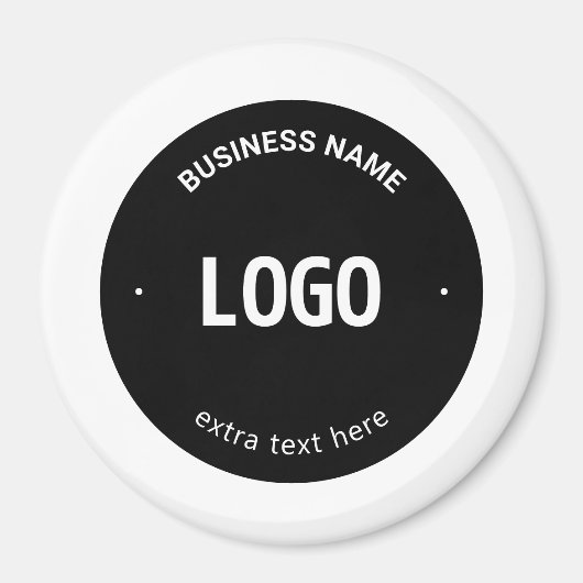 Ihr Logo, Bild oder Design und Ihr bearbeiteter Te Magnet (Vorne)