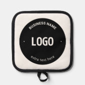 Ihr Logo, Bild oder Design und Ihr bearbeiteter Te Topflappen (Vorderseite)