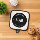 Ihr Logo, Bild oder Design und Ihr bearbeiteter Te Topflappen (Oben Unten)