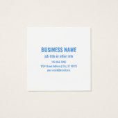 Ihr Logo | Blau bis Lila Ombre und Circle Text (Rückseite)