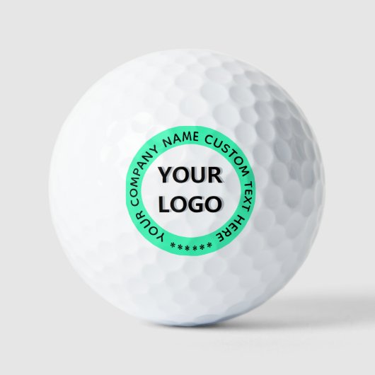 Ihr Logo Branded Golfbälle Beispiel Individueller (Vorderseite)