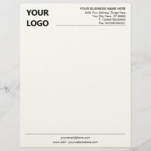 Ihr Logo-Briefkopf-Beispiel mit QR-Code Briefbogen