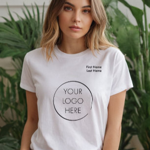 Ihr Logo Business Branding Promotion mit Namen T-Shirt