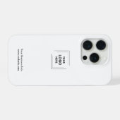 Ihr Logo | Business Corporate Modernes Minimalisti iPhone Hülle (Rückseite (Horizontal))