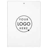 Ihr Logo | Business Corporate Modernes Minimalisti Klemmbrett (Rückseite)