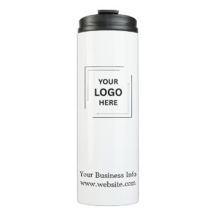 Ihr Logo   Business Corporate Modernes Minimalisti Thermosbecher