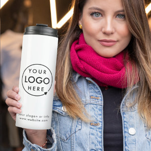 Ihr Logo   Business Corporate Modernes Minimalisti Thermosbecher
