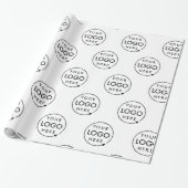 Ihr Logo | Business Corporate Modernes Unternehmen Geschenkpapier (Ungerollt)