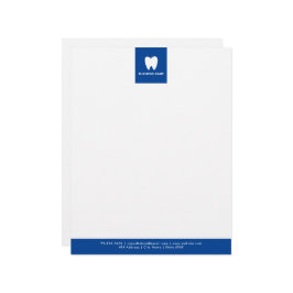 Ihr Logo | Business Dentist Modernes Minimalistisc Briefbogen
