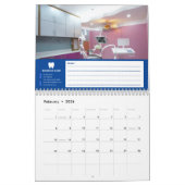 Ihr Logo | Business Dentist Modernes Minimalistisc Kalender (Feb 2026)