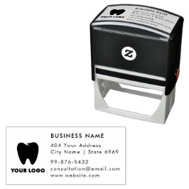 Ihr Logo | Business Dentist Modernes Minimalistisc Permastempel