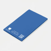 Ihr Logo | Business Dentist Modernes Minimalistisc Post-it Klebezettel (angewinkelt)